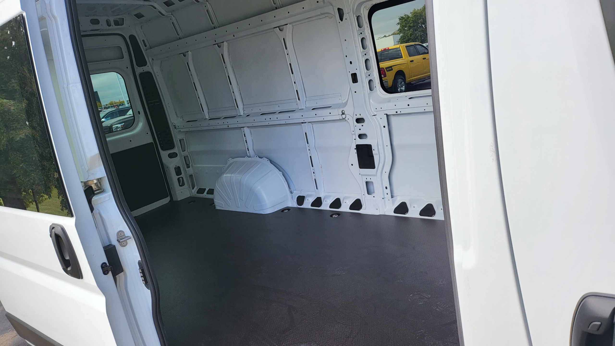 Photo of factory-installed wood floor.
